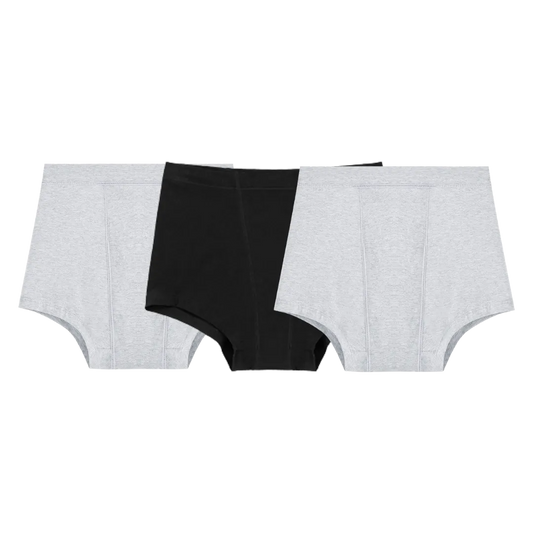 Noala Hedda™ bragas tipo boyshorts para mujer, absorbentes y a prueba de fugas, discretas, con protección extra